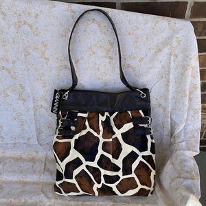 Giannini Giraffe Print Purse